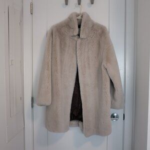 SANDRO FUR COAT